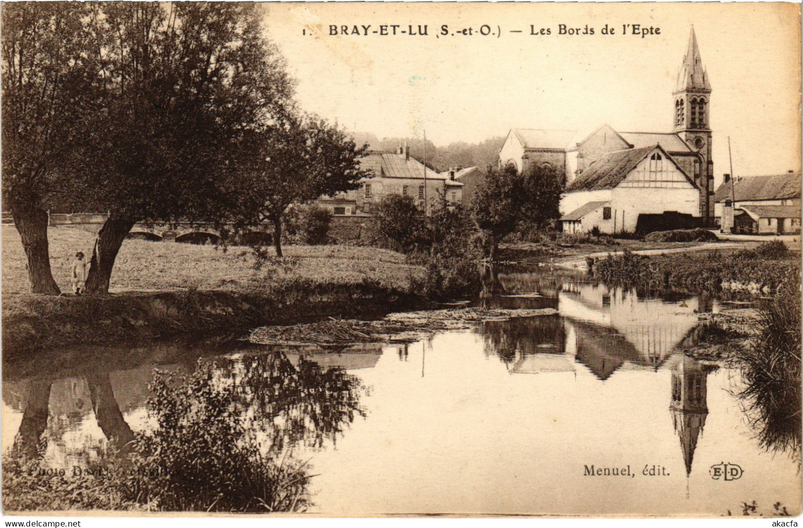 CPA Bray Et Lu Les Bords De L'Epte FRANCE (1309367) - Bray-et-Lû