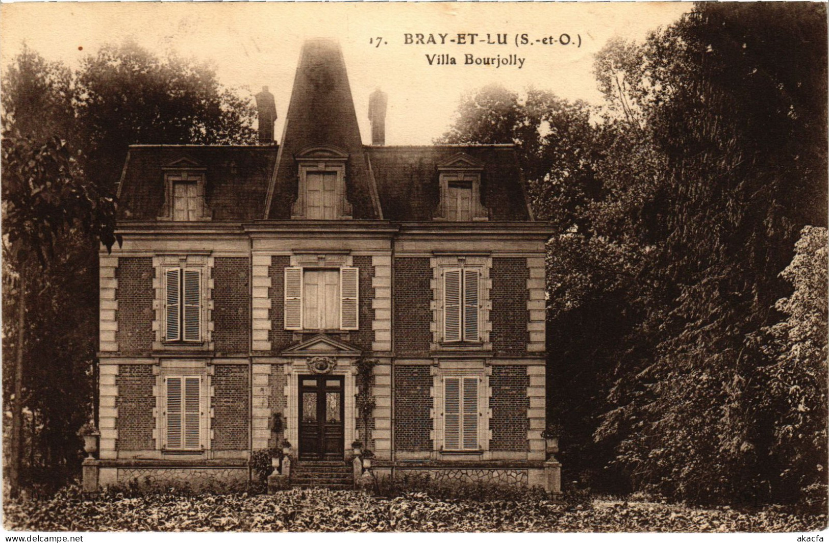 CPA Bray Et Lu Villa Bourjolly FRANCE (1309371) - Bray-et-Lû