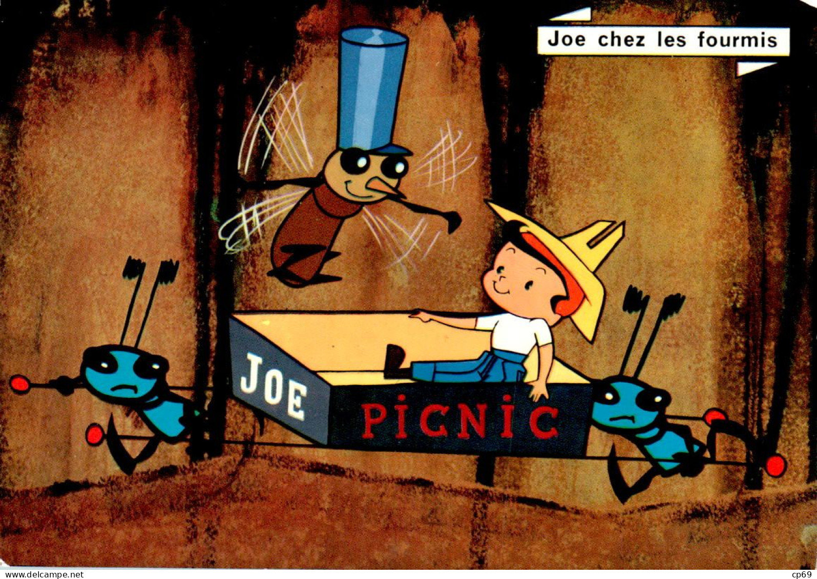 Les Aventures De Joe ORTF Jean Image Joe Chez Les Fourmis RTF Une Partie De Picnic N°4 Fourmi Ant Formica En B.Etat - Séries TV
