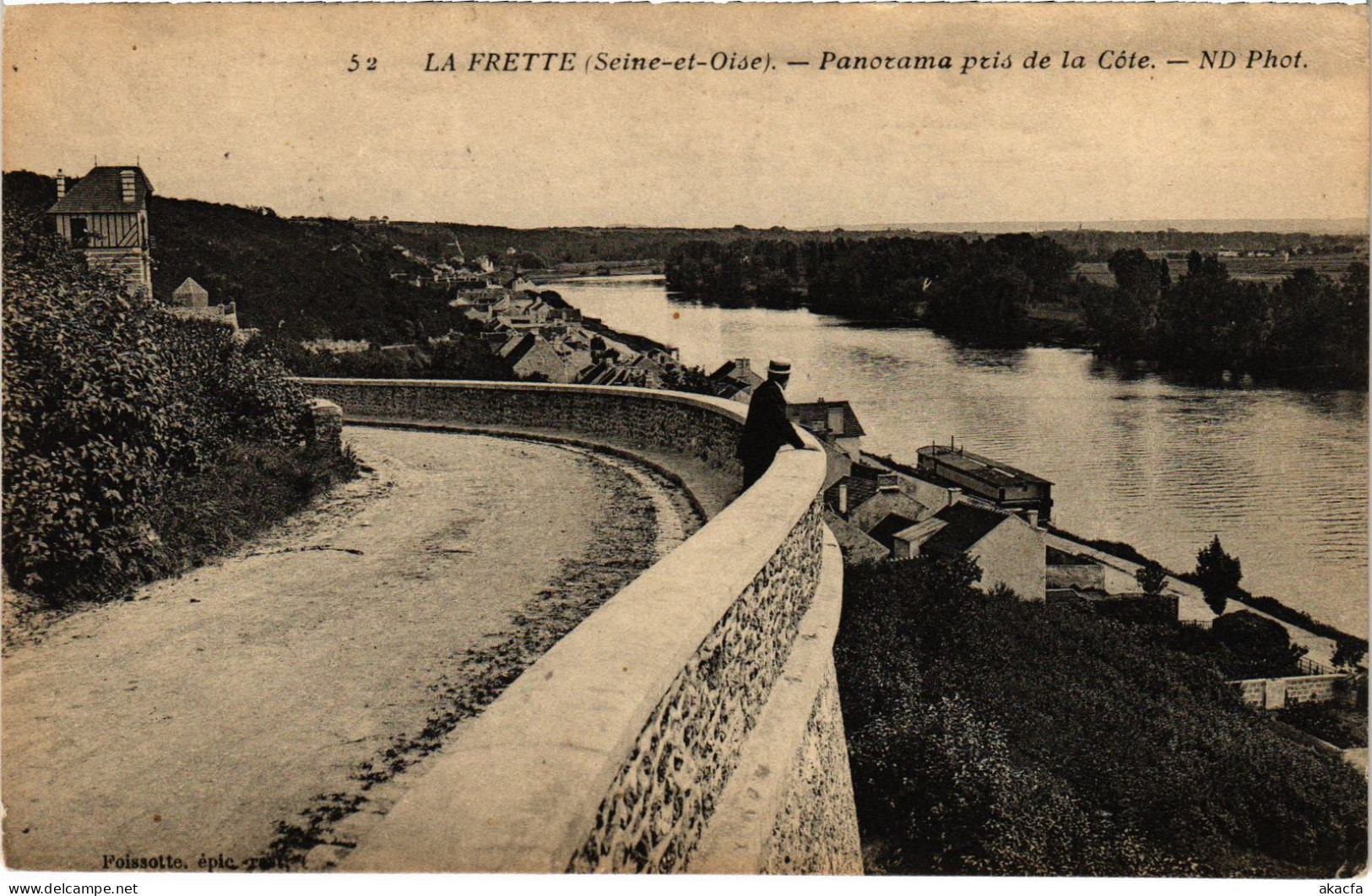 CPA La Frette Panorama Pris De La Cote FRANCE (1309572) - La Frette-sur-Seine