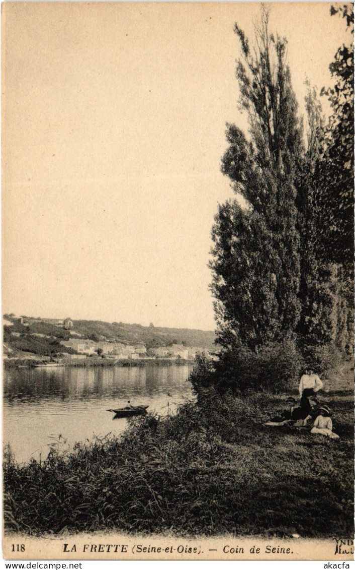 CPA La Frette Coin De Seine FRANCE (1309575) - La Frette-sur-Seine