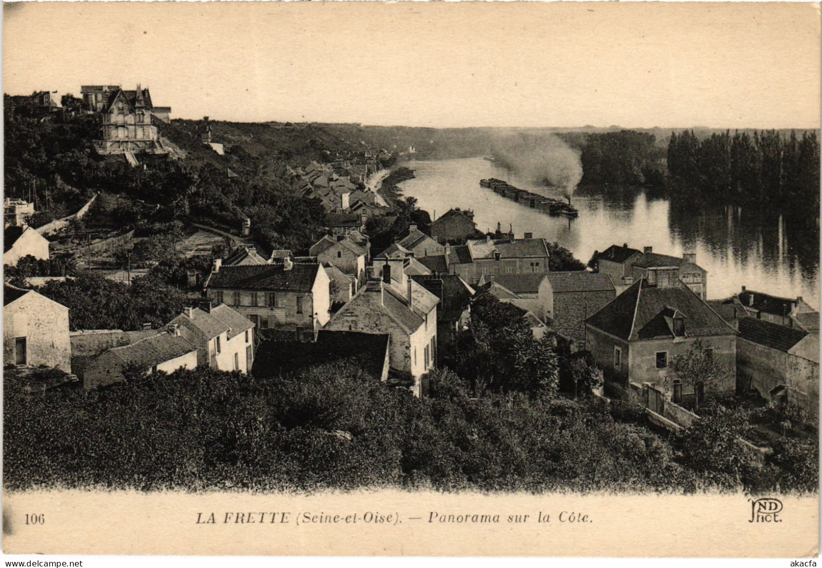 CPA La Frette Panorama S La Cote FRANCE (1309576) - La Frette-sur-Seine