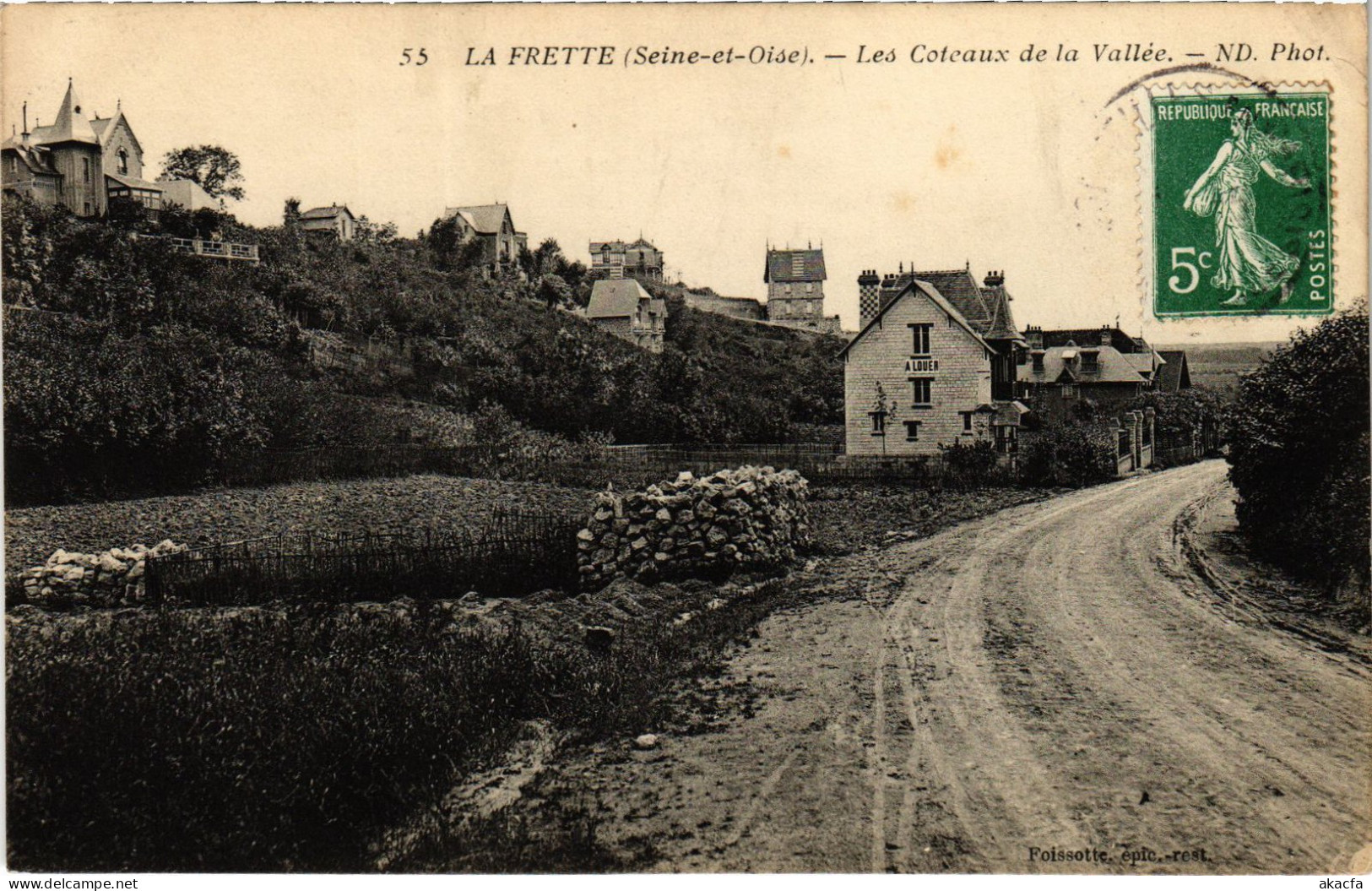 CPA La Frette Les Coteaux De La Vallee FRANCE (1309578) - La Frette-sur-Seine