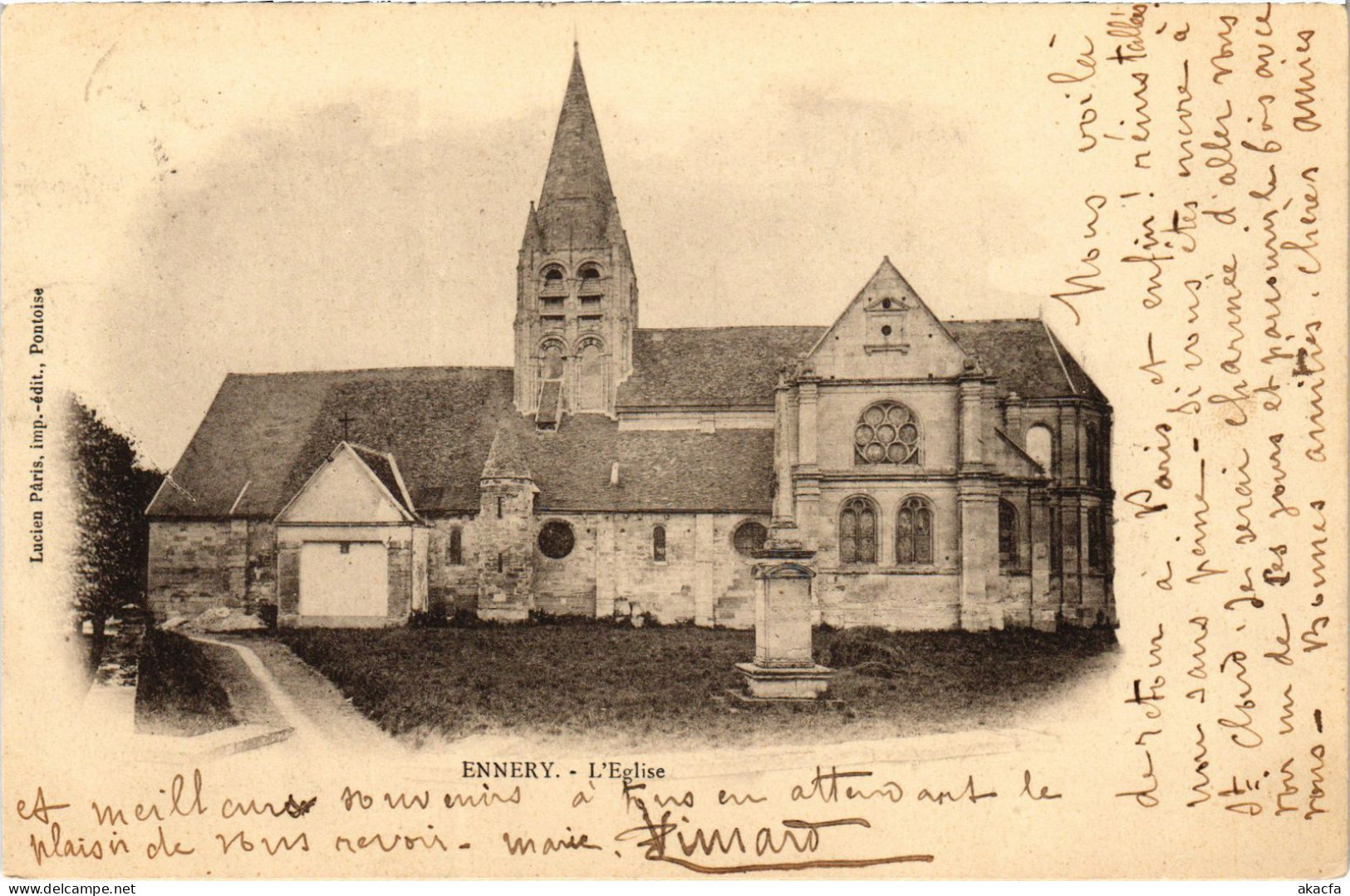 CPA Ennery L'Eglise FRANCE (1309622) - Ennery