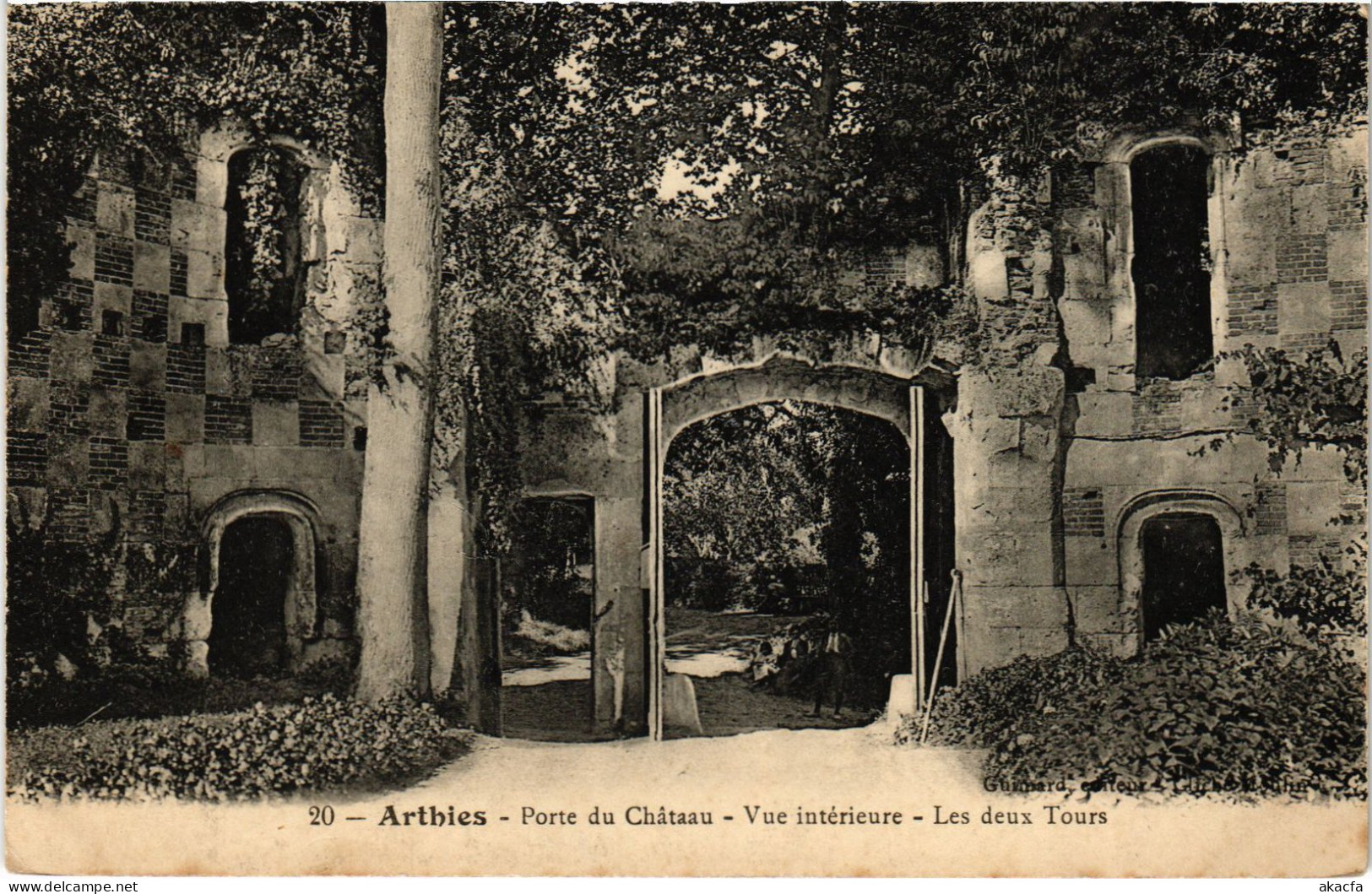 CPA Arthies Porte Du Chateau FRANCE (1309797) - Arthies