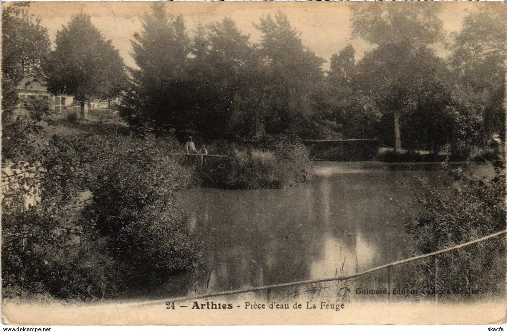 CPA Arthies Piece D'eau De La Feuge FRANCE (1309807) - Arthies