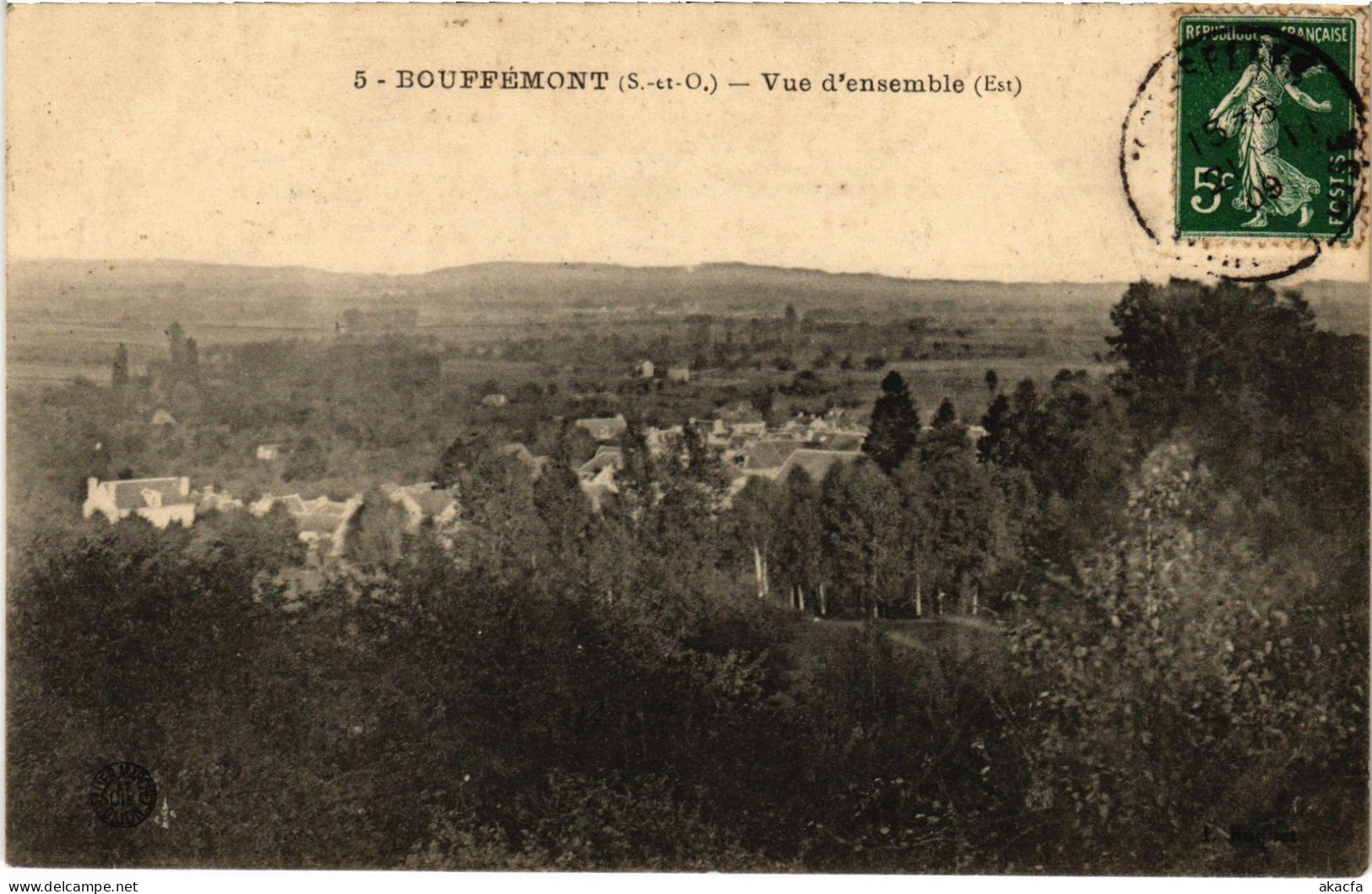 CPA Bouffemont Vue D'ensemble FRANCE (1309871) - Bouffémont