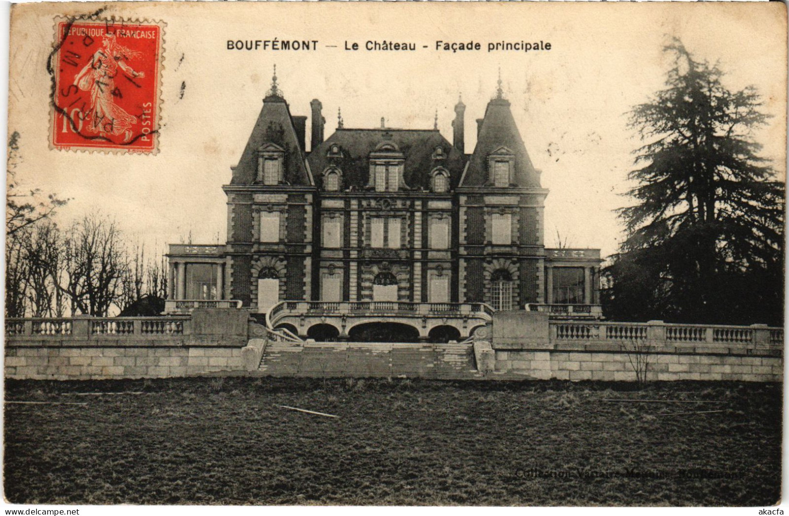 CPA Bouffemont Le Chateau, Facade Principale FRANCE (1309876) - Bouffémont