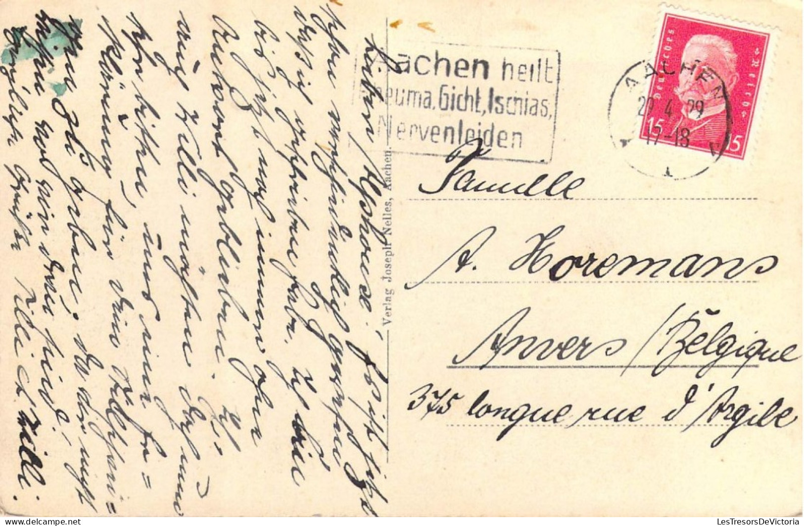 ALLEMAGNE - Aachen - Rathaus - Ruckseite Mit Verwaltungsgebaude - Carte Postale Ancienne - Aachen