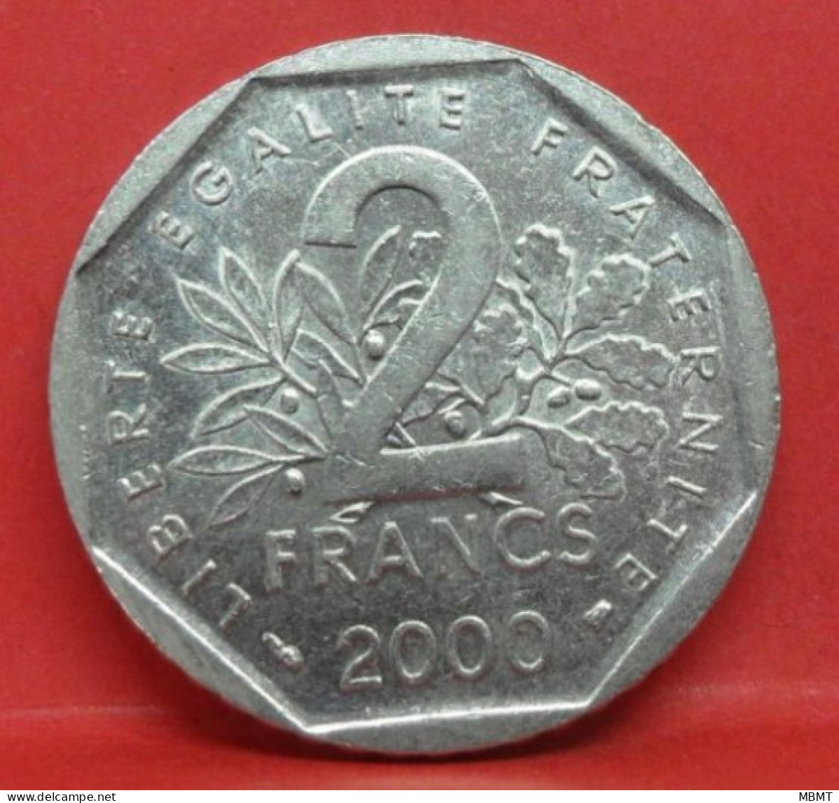 2 Francs Semeuse 2000 - TTB - Pièce Monnaie France - Article N°814 - 2 Francs