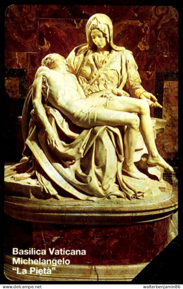 G VA 19 C&C 6019 SCHEDA TELEFONICA USATA VATICANO MICHELANGELO LA PIETA' DISCRETA QUAL. - Vaticano