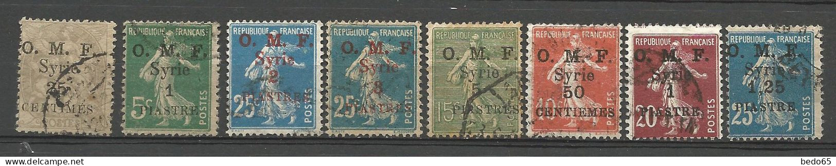 LOT  SYRIE   OBL / Used / Cote 22€ - Oblitérés