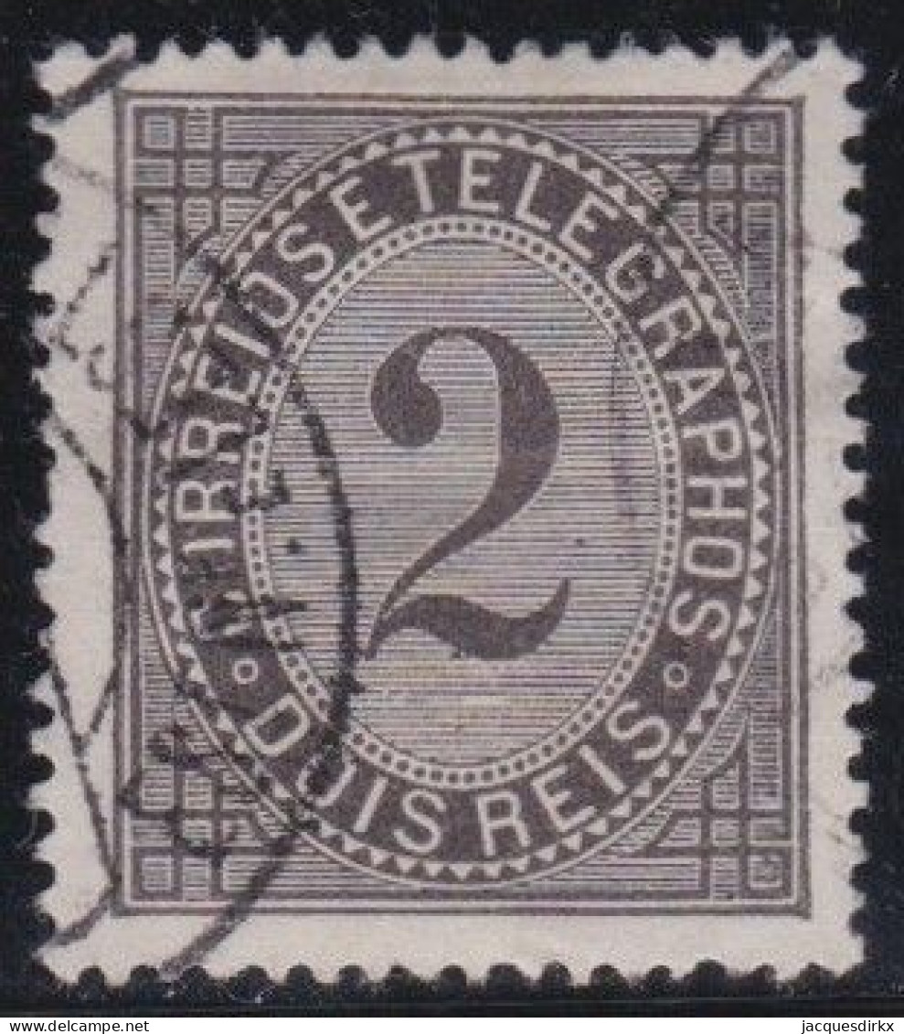 Portugal     .    Y&T    .   55     .  O      .   Cancelled   .   Hinged - Used Stamps