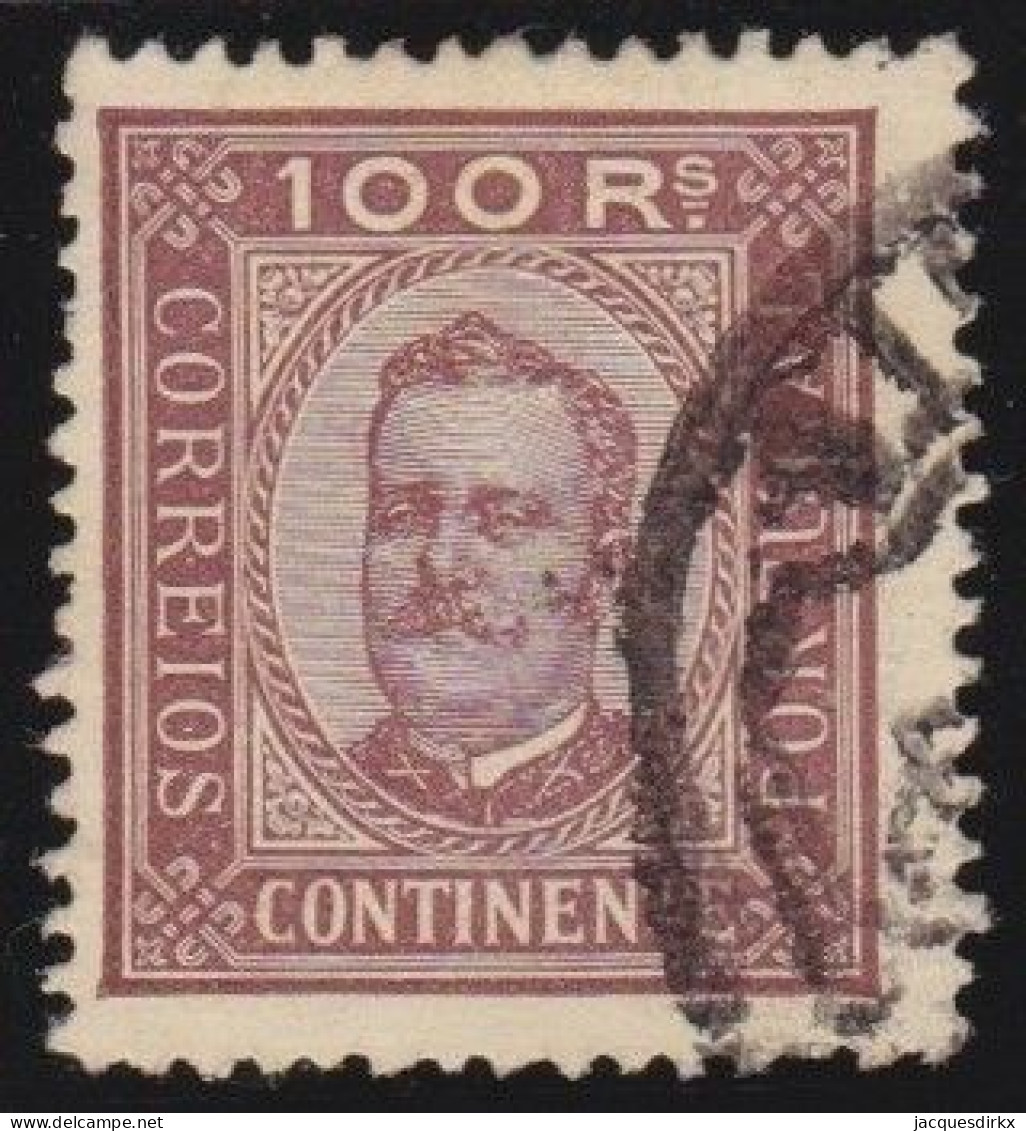 Portugal     .    Y&T    .   74-A   .   Perf.  11½       .  O      .   Cancelled   .   Hinged - Usado