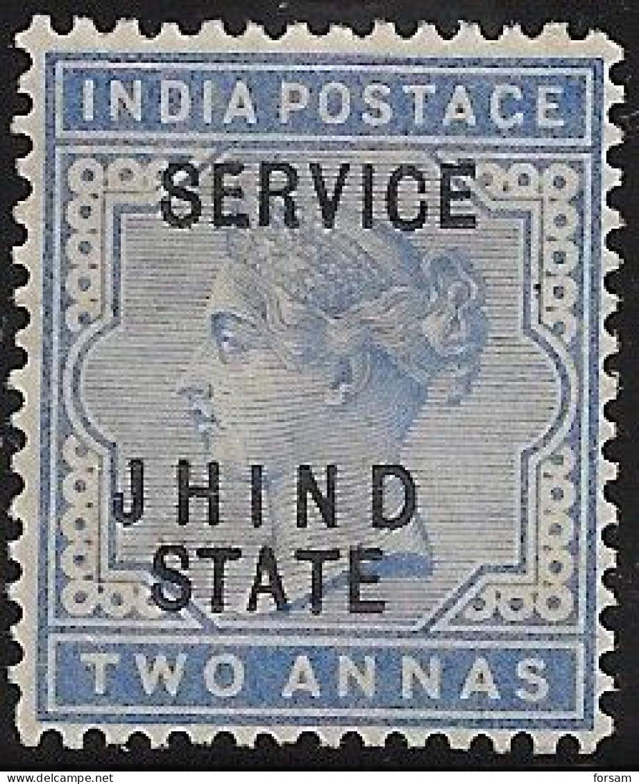 INDIA (JHIND)..1886..Michel # I...MLH...MiCV - 25 Euro. - Jhind