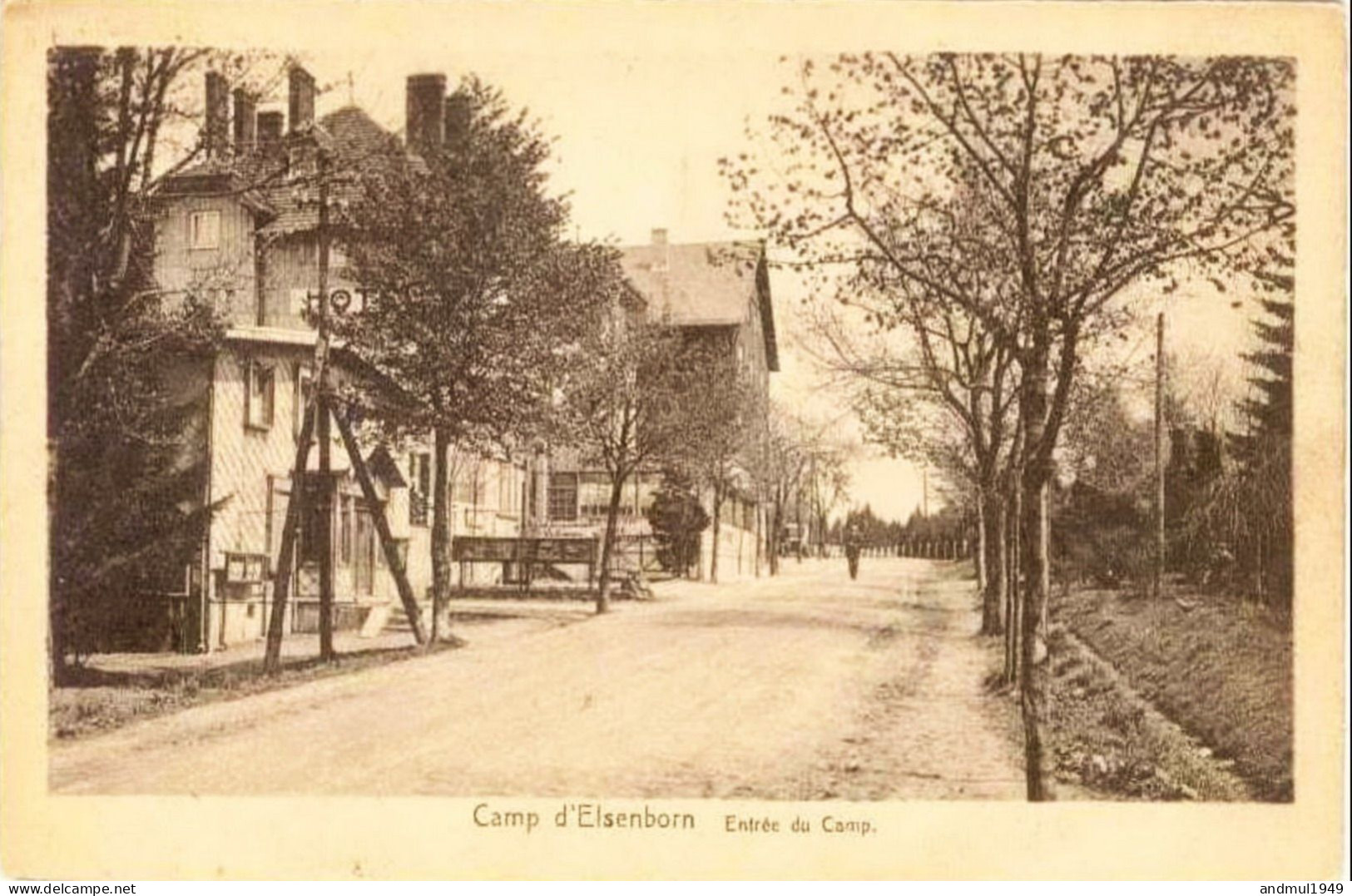 Camp D'ELSENBORN - Entrée Du Camp - Oblitération De 1926 - Elsenborn (camp)