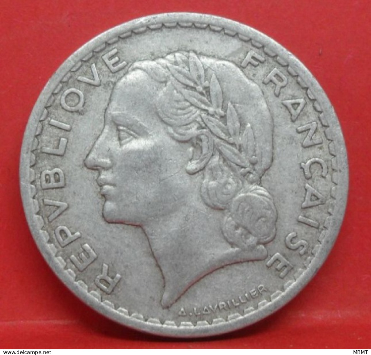 5 Francs Lavrillier Alu 1947 Ouvert - TB - Pièce Monnaie France - Article N°835 - 5 Francs