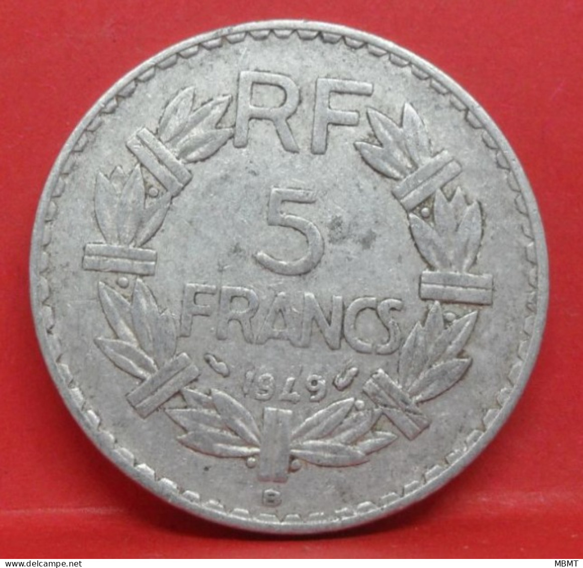 5 Francs Lavrillier Alu 1949 B - TB - Pièce Monnaie France - Article N°844 - 5 Francs