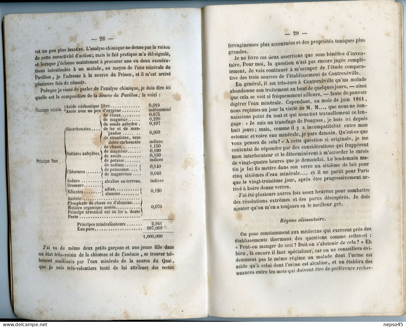 Contréxeville.Vosges.8 Années De Pratique Médicale.étude Clinique.Docteur Legrand Du Saulle.Institut De France. - Lorraine - Vosges