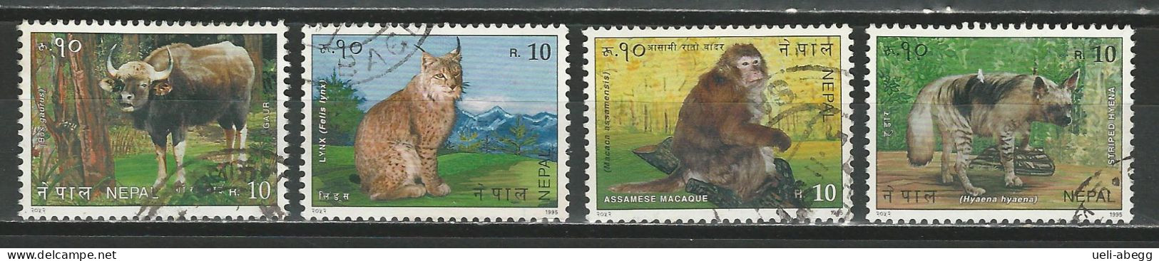 Nepal 1995 Mi 600-03 O Used - Népal