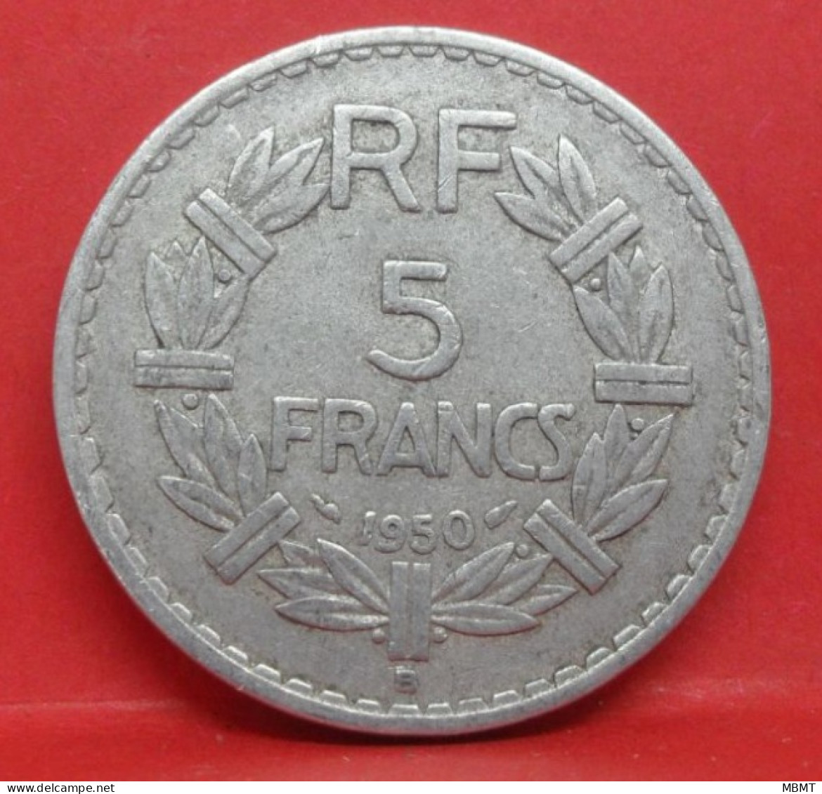 5 Francs Lavrillier Alu 1950 B - TB - Pièce Monnaie France - Article N°848 - 5 Francs