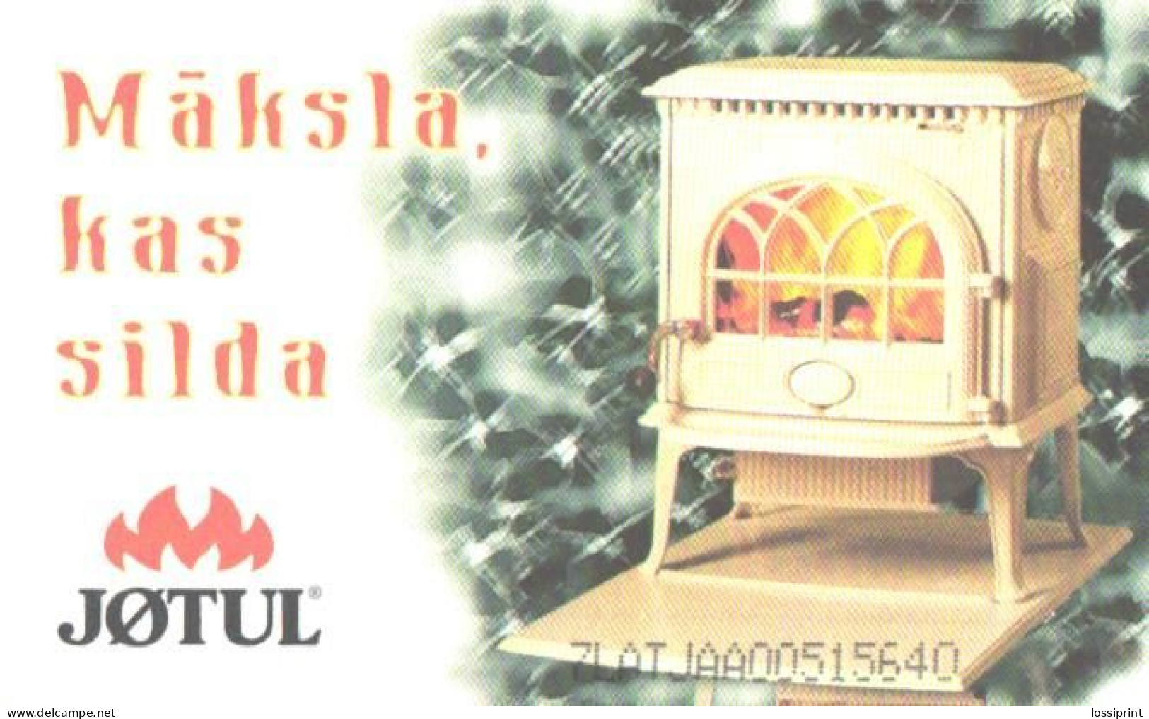 Latvia:Used Phonecard, Lattelekom, 2 Lati, Jotul, 1999 - Letland