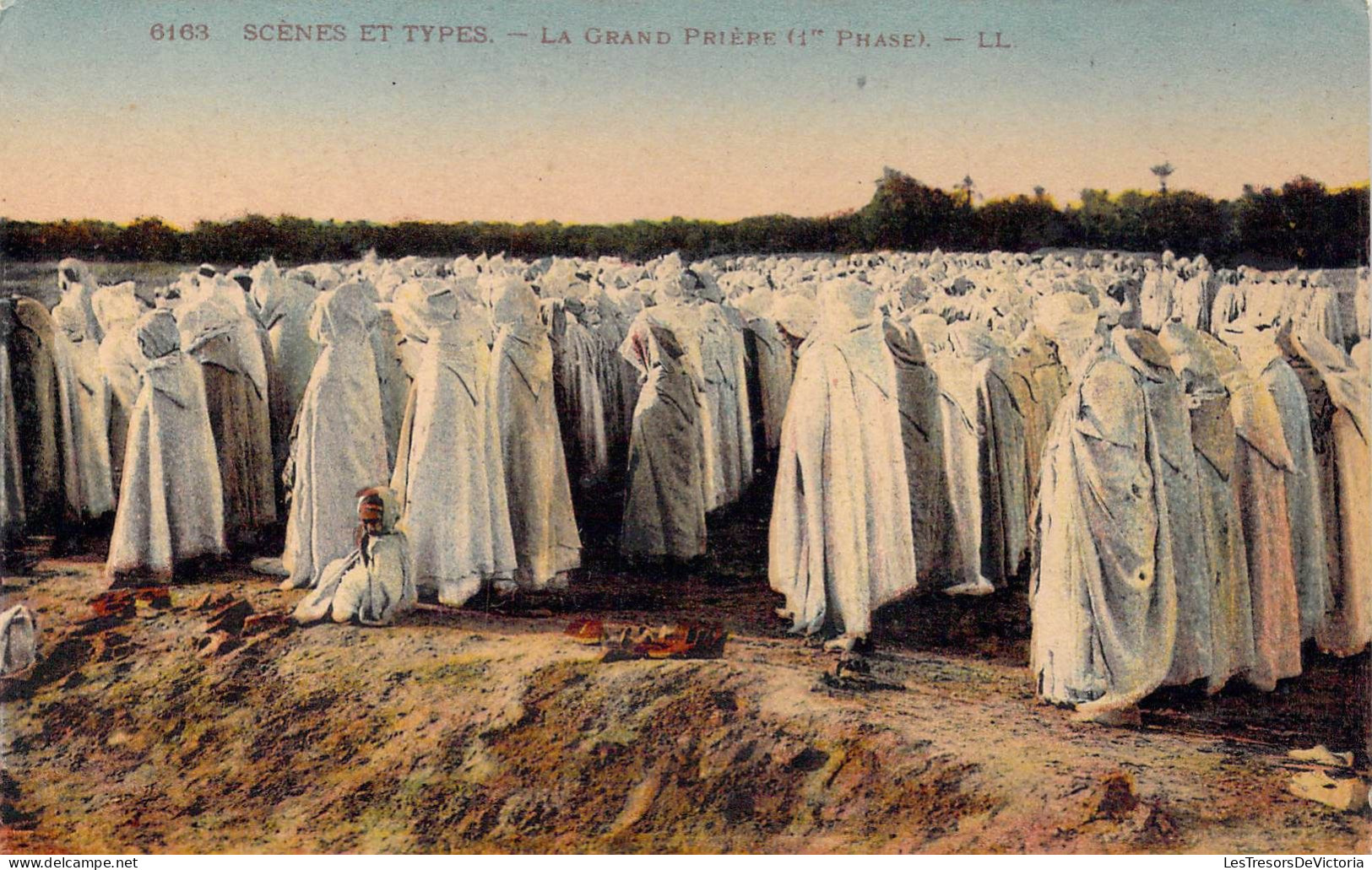 AFRIQUE - Algérie - Scènes Et Types - La Grand Prière ( 1re Phase ) - Carte Postale Ancienne - Scenes