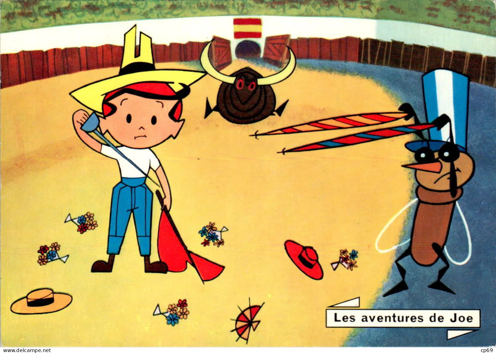 Les Aventures De Joe ORTF Jean Image Joe RTF N°16 Abeille Ape Bee 蜂 Taureau Bull Arène Toro En TB.Etat - Séries TV