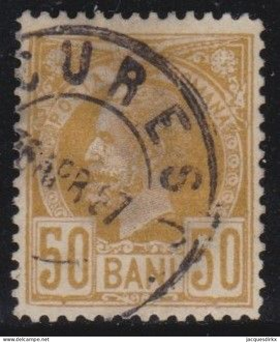 Romania       .    Y&T    .   69    .    O     .  Cancelled    .   Hinged - Used Stamps