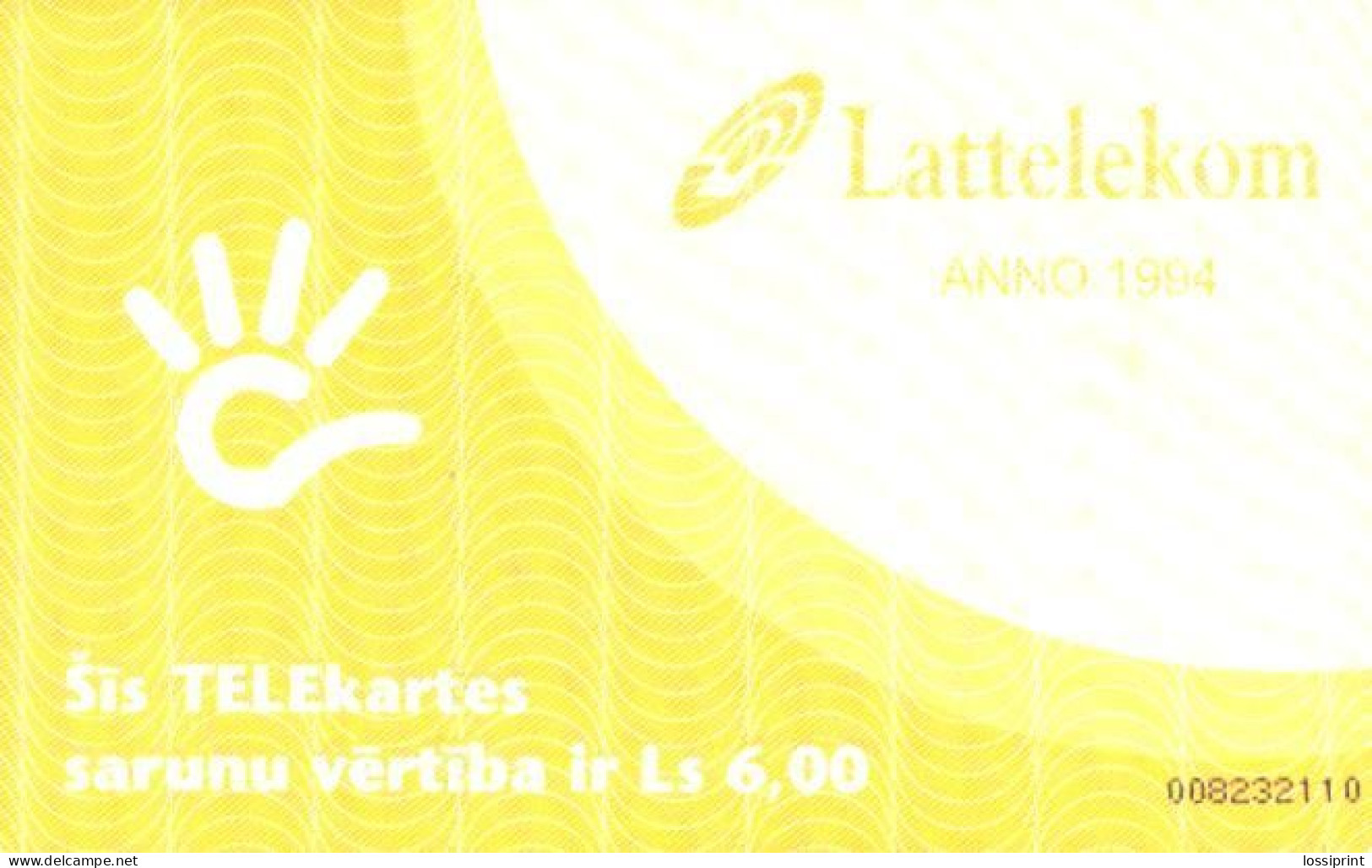 Latvia:Used Phonecard, Lattelekom, 5+ Lati, Lattelekom 10 Years, 2005 - Lettland