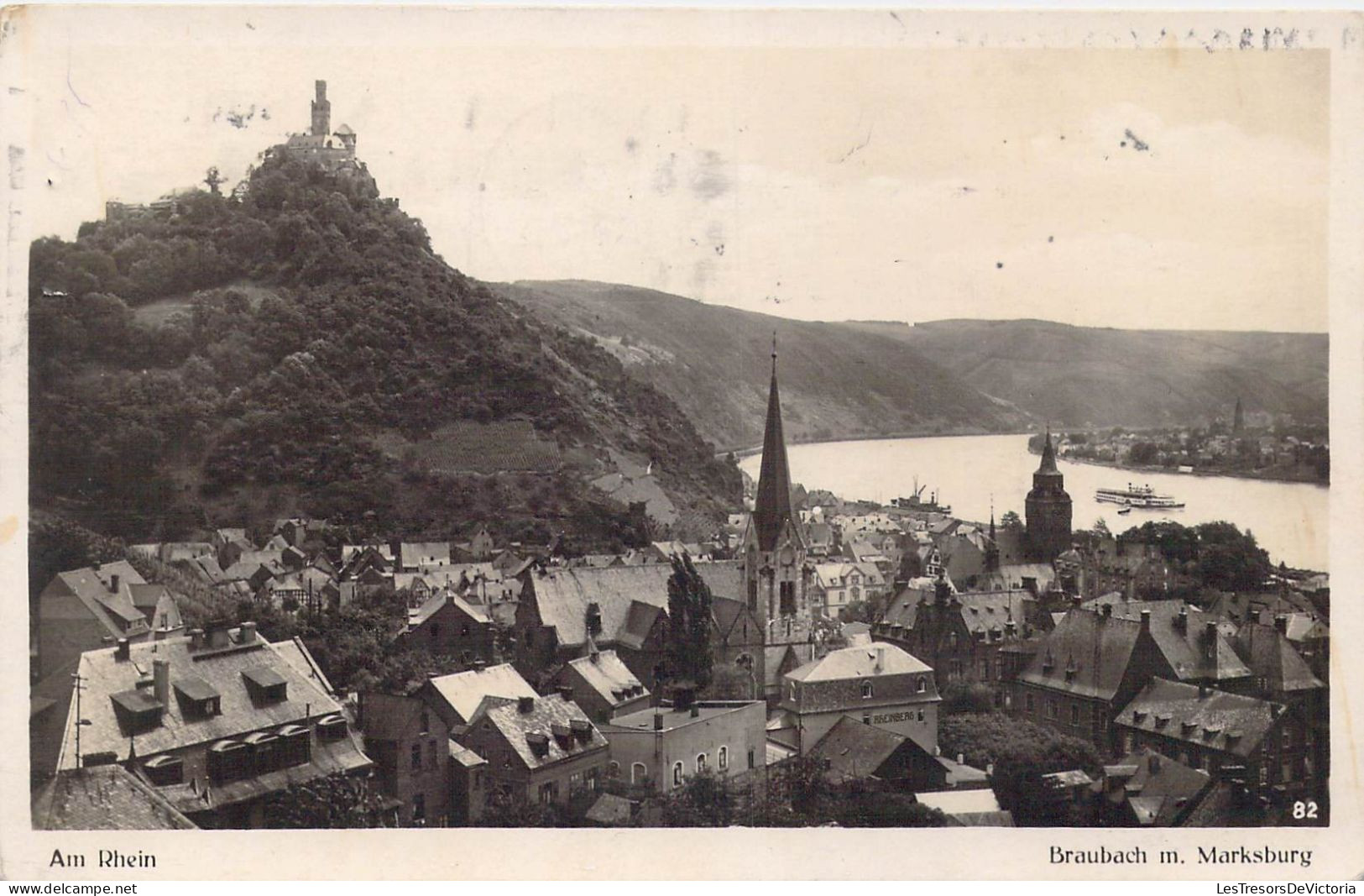 ALLEMAGNE - Braudach M. Marksburg - Am Rhein - Carte Postale Ancienne - Braubach