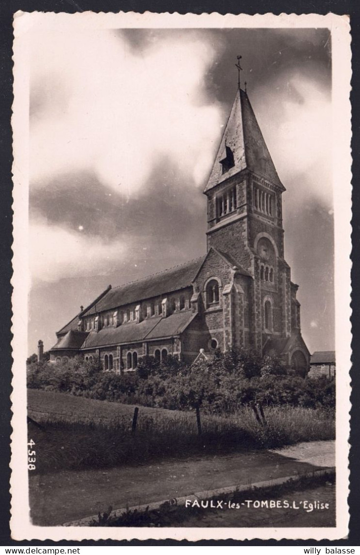 +++ Photo Carte - FAULX LES TOMBES - Eglise  // - Gesves