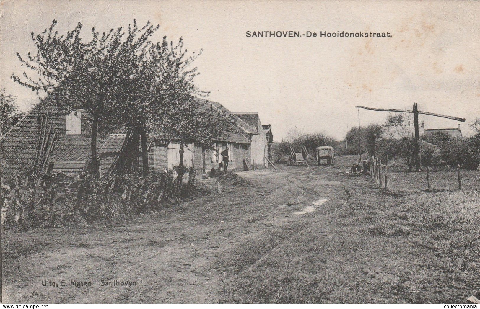 1 Oude Postkaart Santhoven Zandhoven   De Hooidonckstraat - Zandhoven