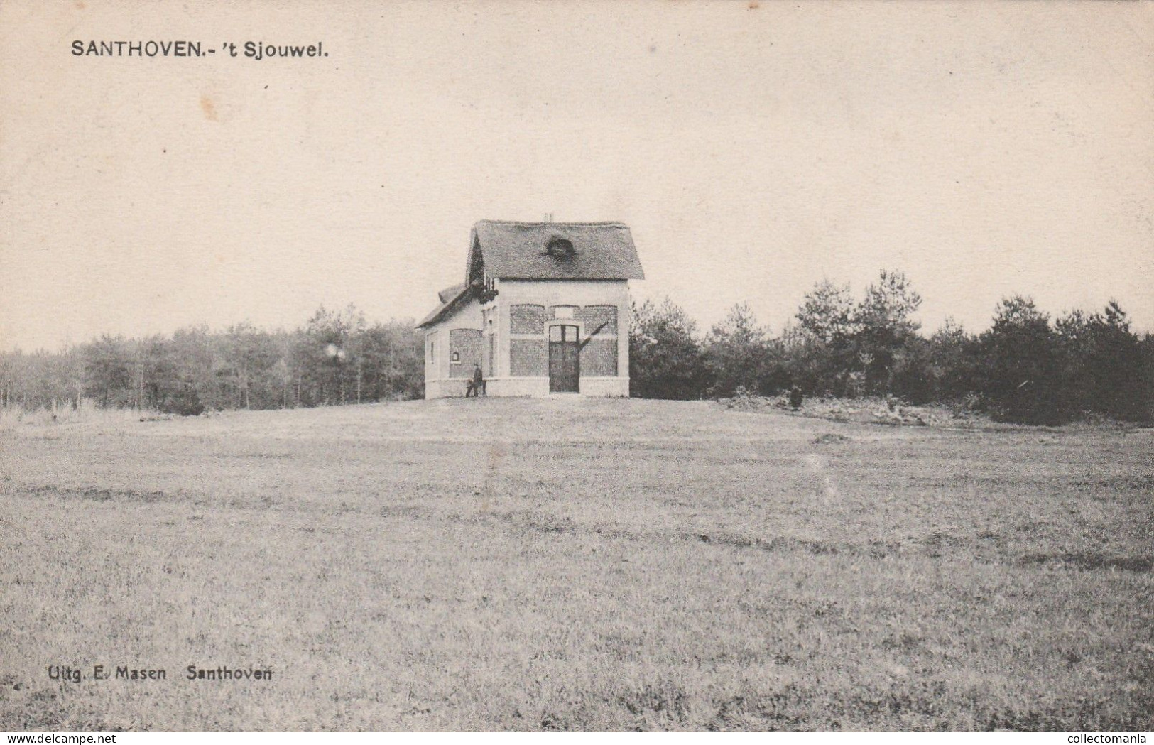 1 Oude Postkaart Santhoven Zandhoven   't Sjouwel - Zandhoven