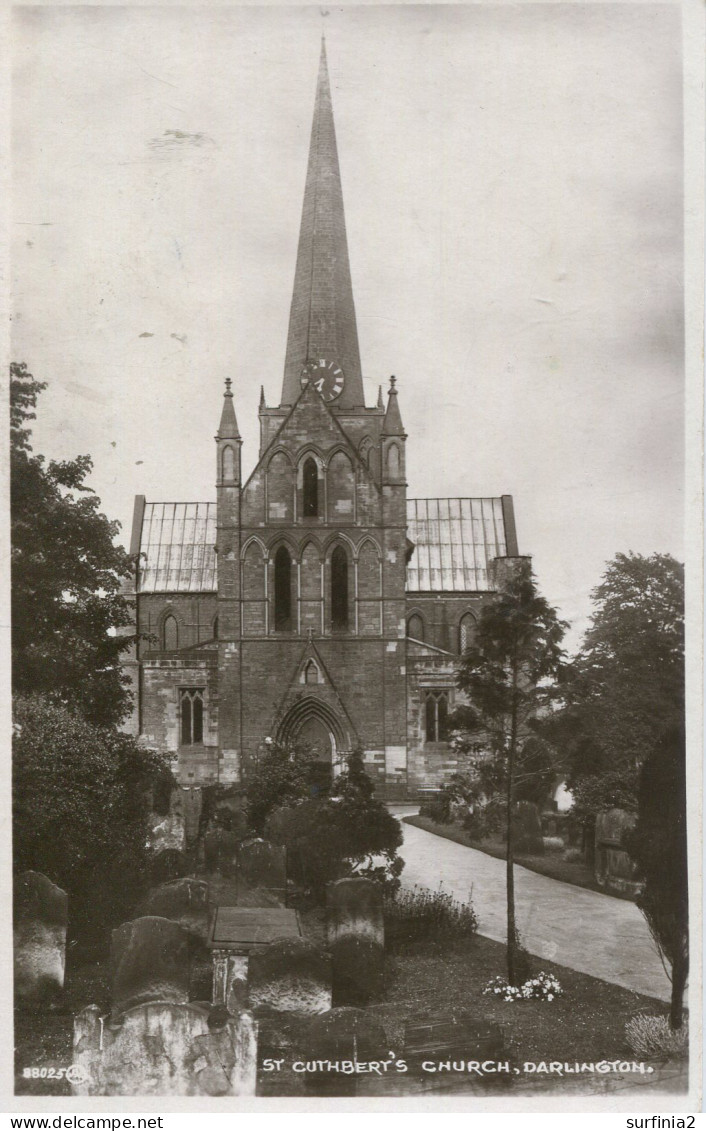 DURHAM - DARLINGTON - ST CUTHBERT'S CHURCH RP  Du443 - Darlington