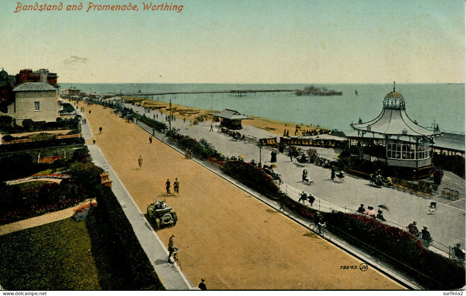 SUSSEX -WORTHING - BANDSTAND AND PROMENADE Sus1339 - Worthing