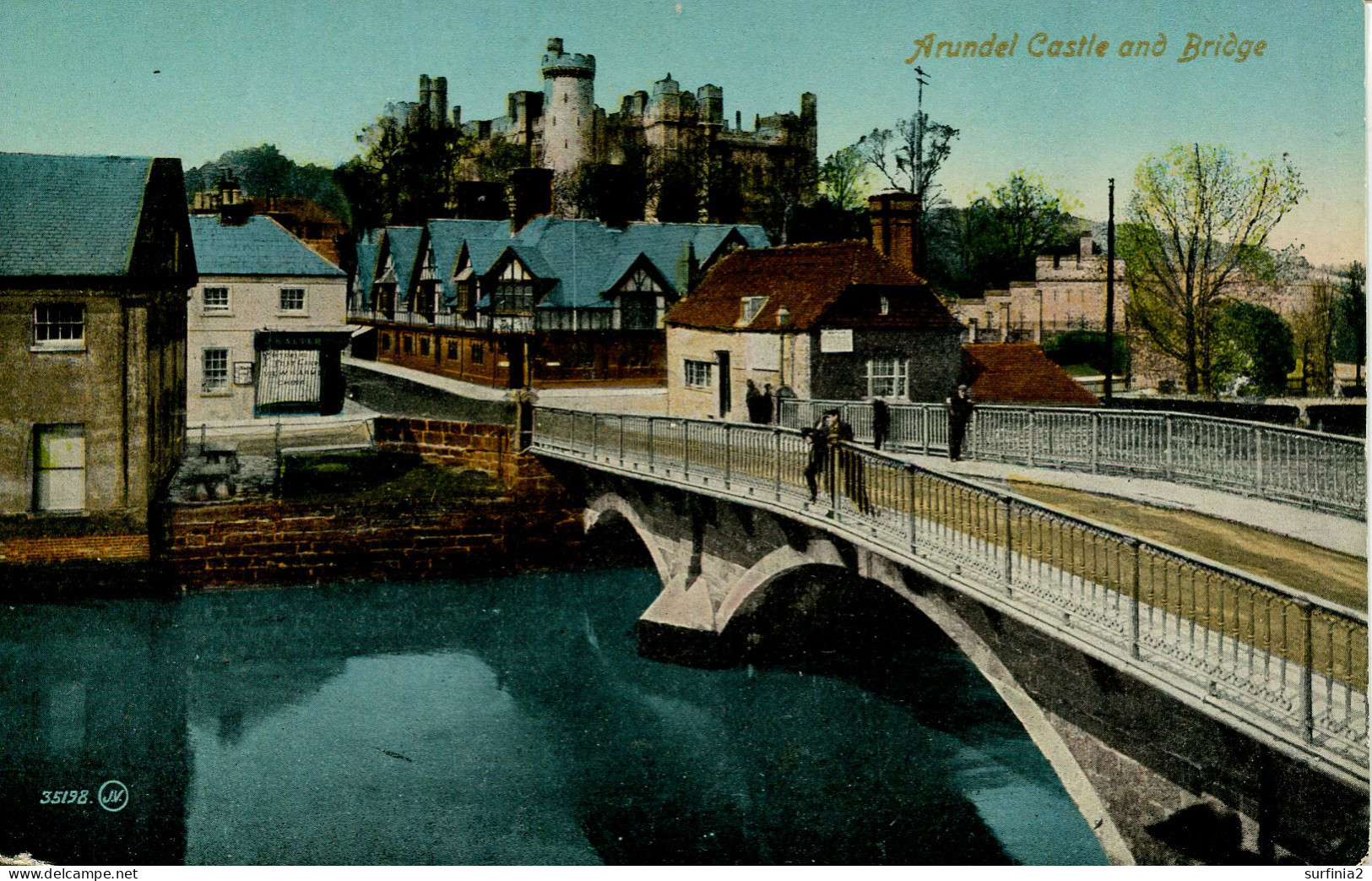 SUSSEX - ARUNDEL CASTLE AND BRIDGE  Sus1347 - Arundel