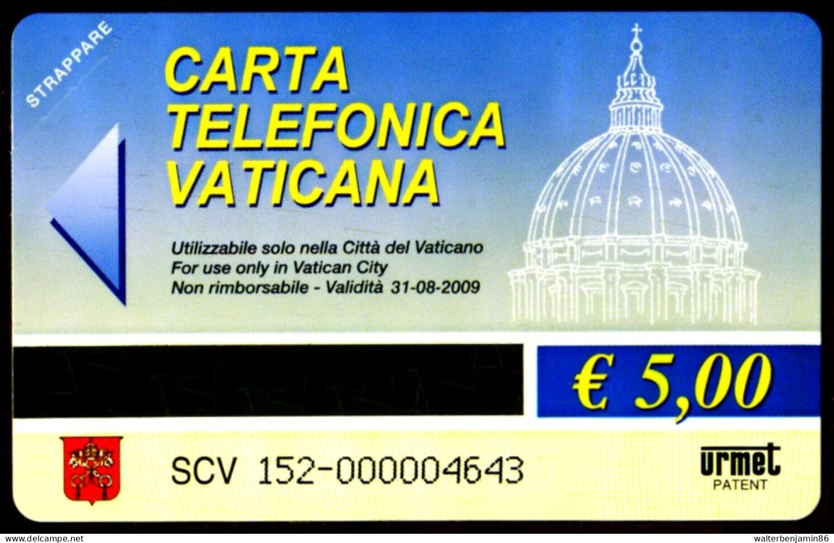 G VA 152 C&C 6152 SCHEDA TELEFONICA NUOVA MAGNETIZZATA VATICANO S. GIOACCHINO E S. ANNA - Vatican