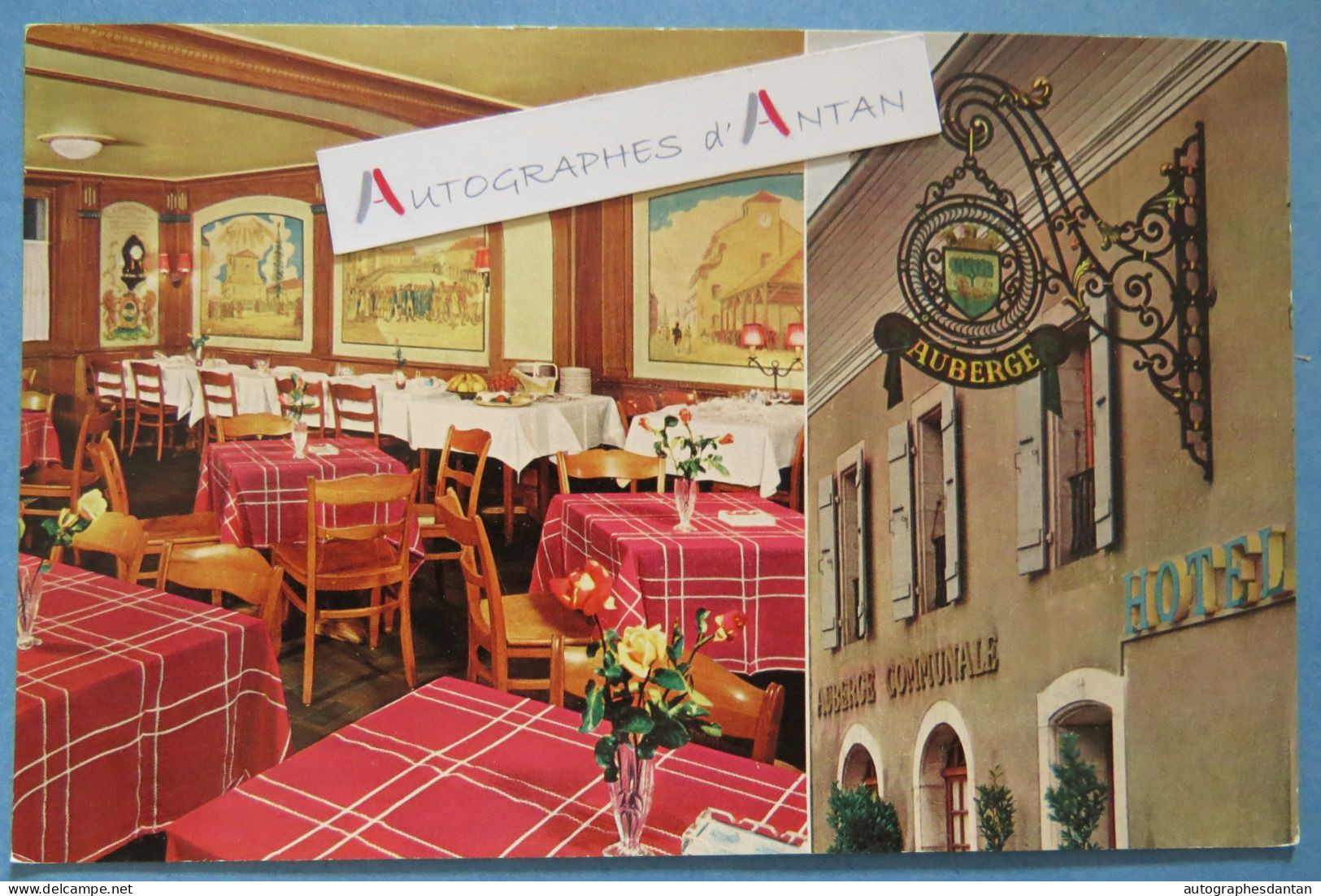 ● Auberge De CAROUGE - GENEVE - Rue Ancienne 39 - G. Monti Propr. Impr. J. Kleiner - Suisse CPSM Carte Postale - Carouge