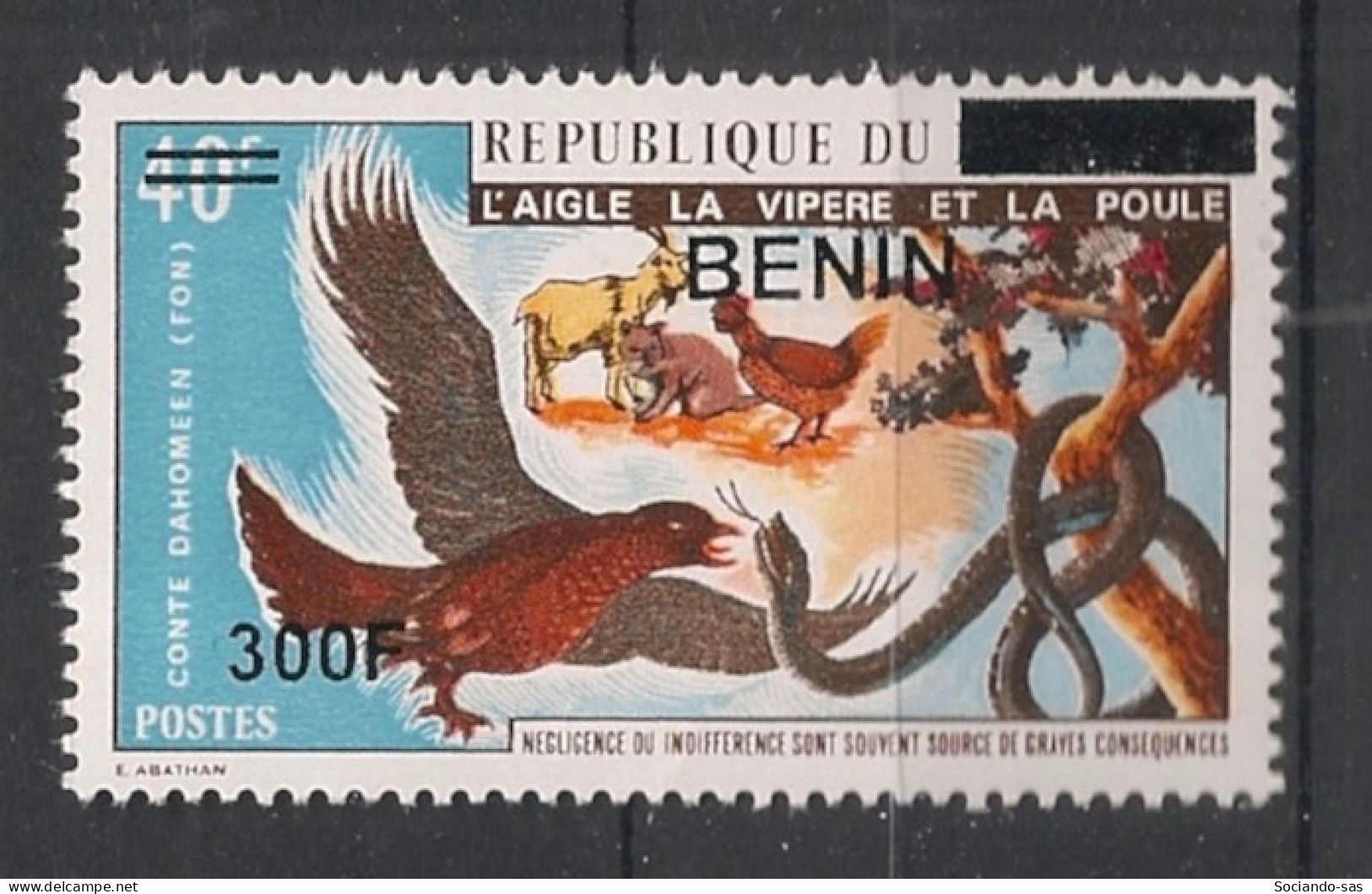 BENIN - 2008 - N°Yv. 1099 - Contes 300F/40F - Neuf** / MNH / Postfrisch - Serpents