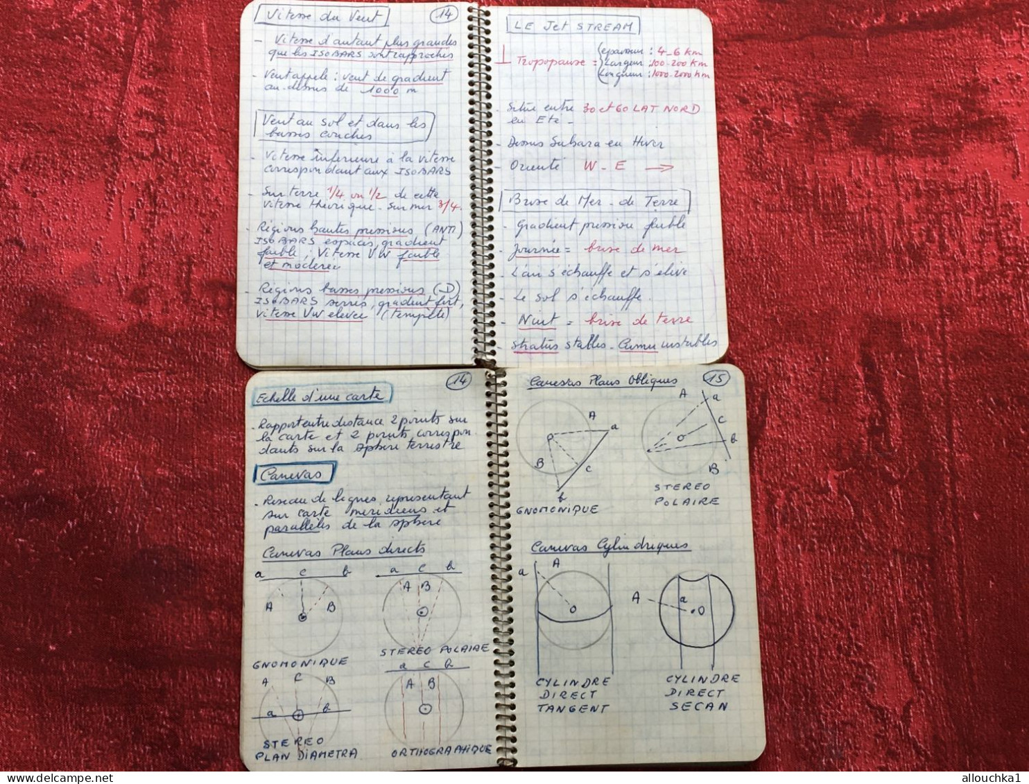 Carnet Registre Condensé Navigation & Météo-Pression atmosphérique-Marine-Dessins-Graphiques-Bateaux-Technique nautique