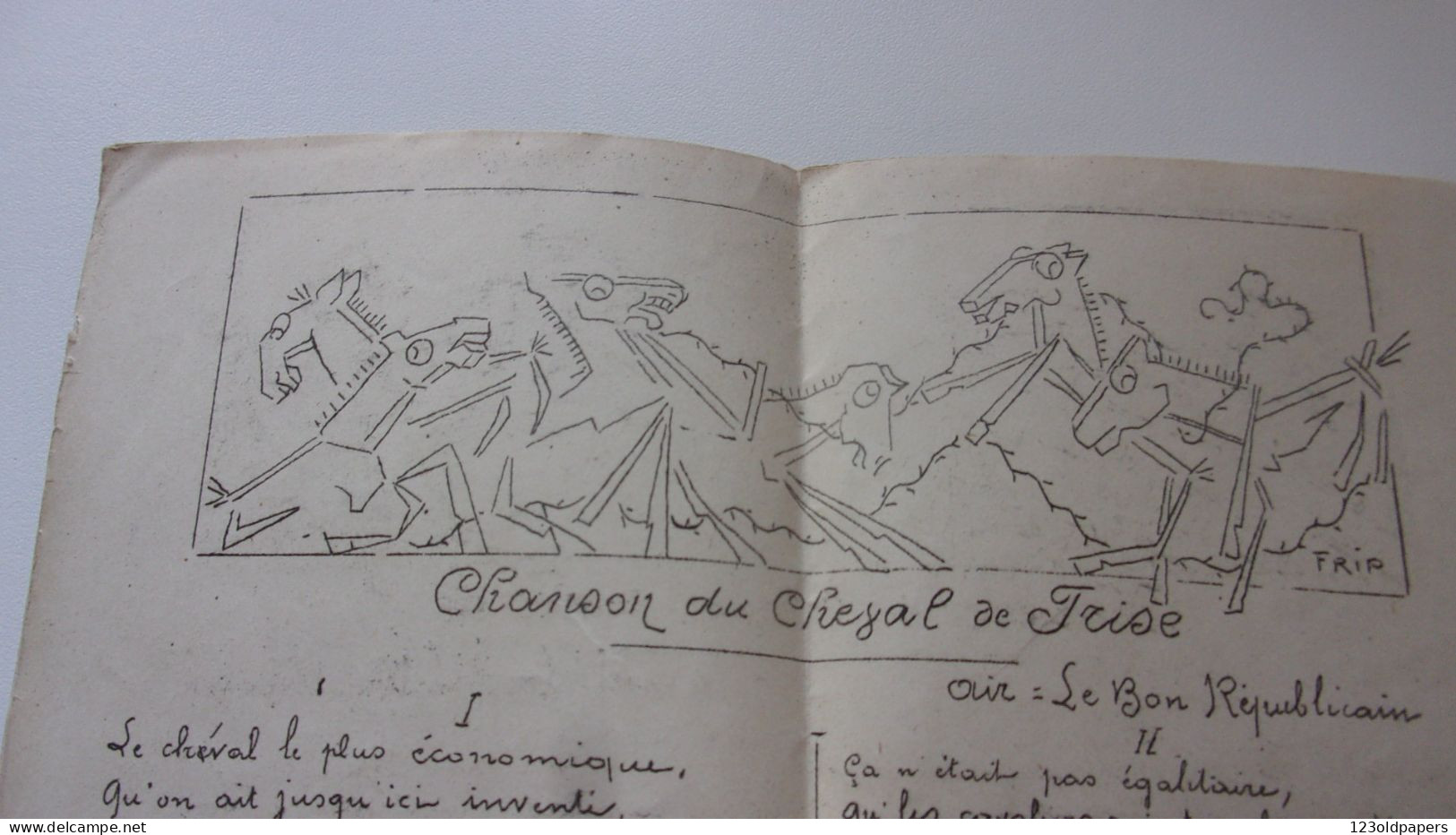 WWI LA CHECHIA JOURNAL DE TRANCHÉE du 1 er ZOUAVE  N°20 10 DECEMBRE 1915 ILLUSTRE PAR FRIP