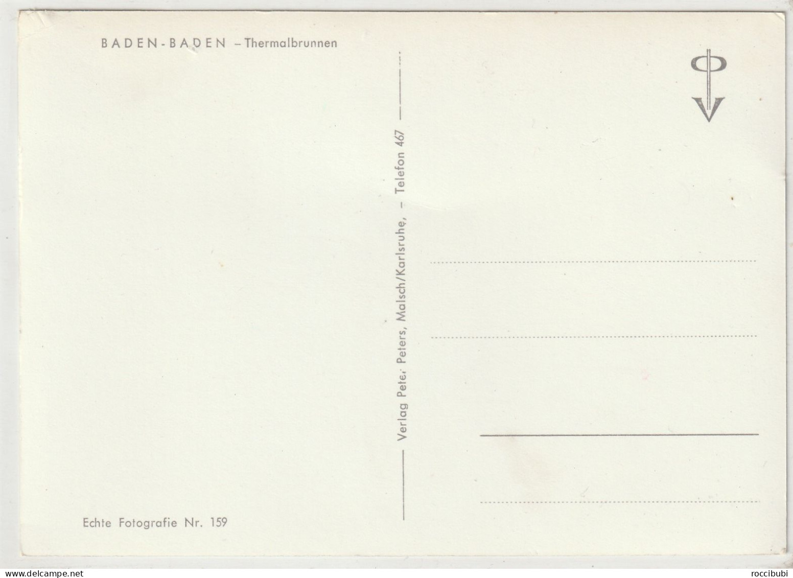 Baden-Baden, Thermalbrunnen, Baden-Württemberg - Baden-Baden