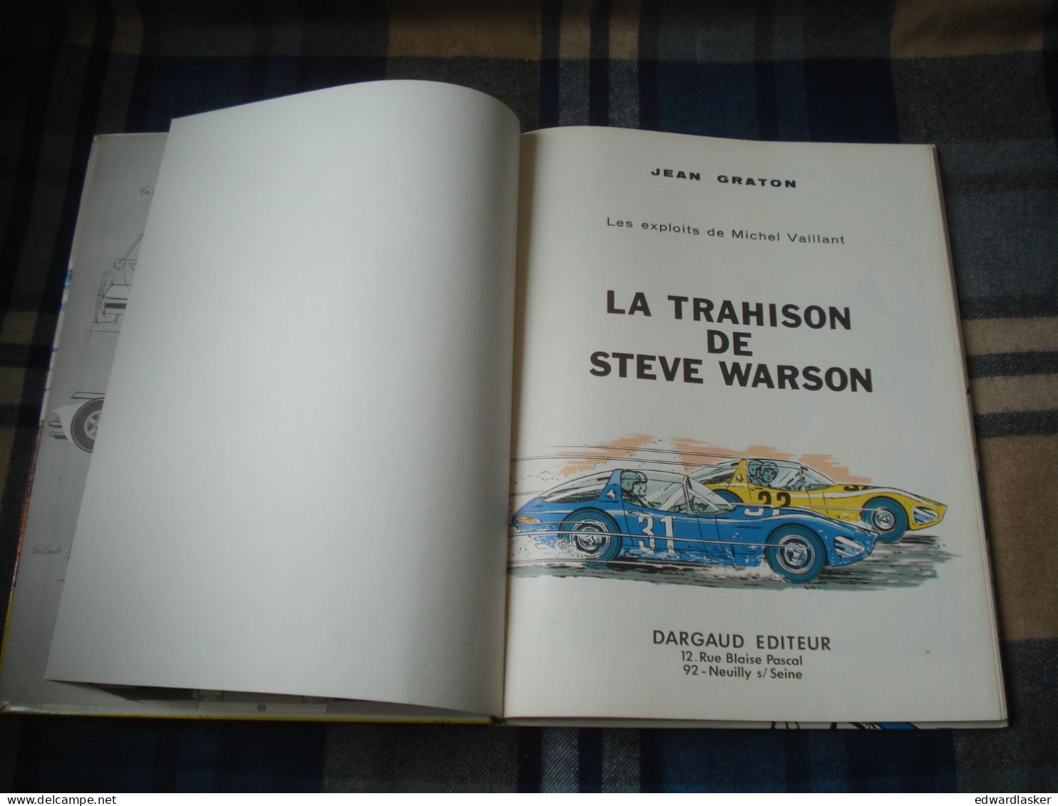 MICHEL VAILLANT 6 : La Trahison De STEVE WARSON - Rééd. Dargaud 1970 - Bon état + - Michel Vaillant