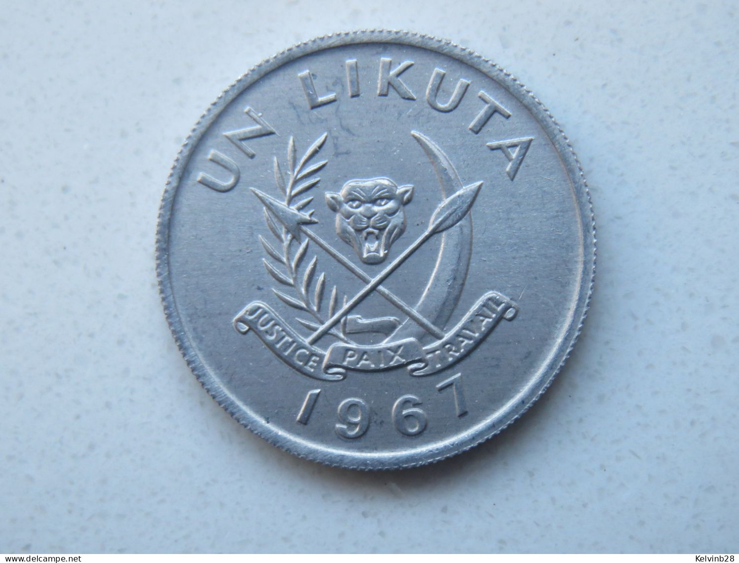 Congo 10 Sengis + 1 Likuta 1967 UNC KM 7 + 8 - Congo (República Democrática 1964-70)