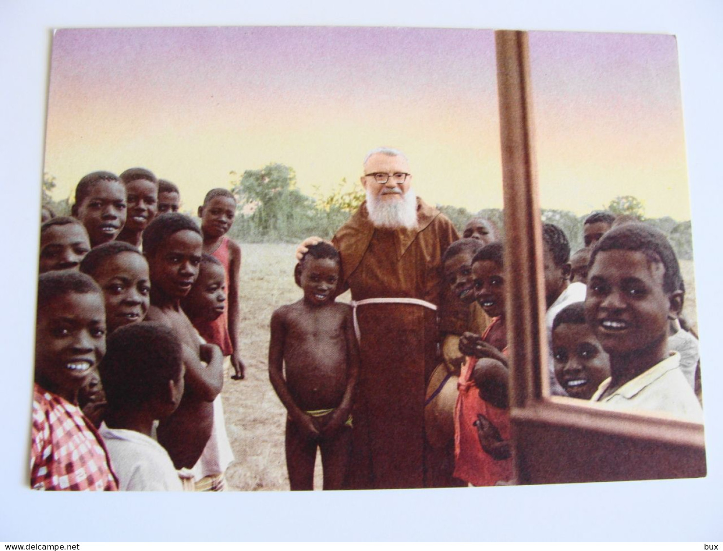 BARI  FRATI MINORI CAPPUCCINI MISSIONI ESTERE    Missionnaires MISSIE  ( AFRICA) NON  VIAGGIATA   IMMAGINE  Opaca - Missions