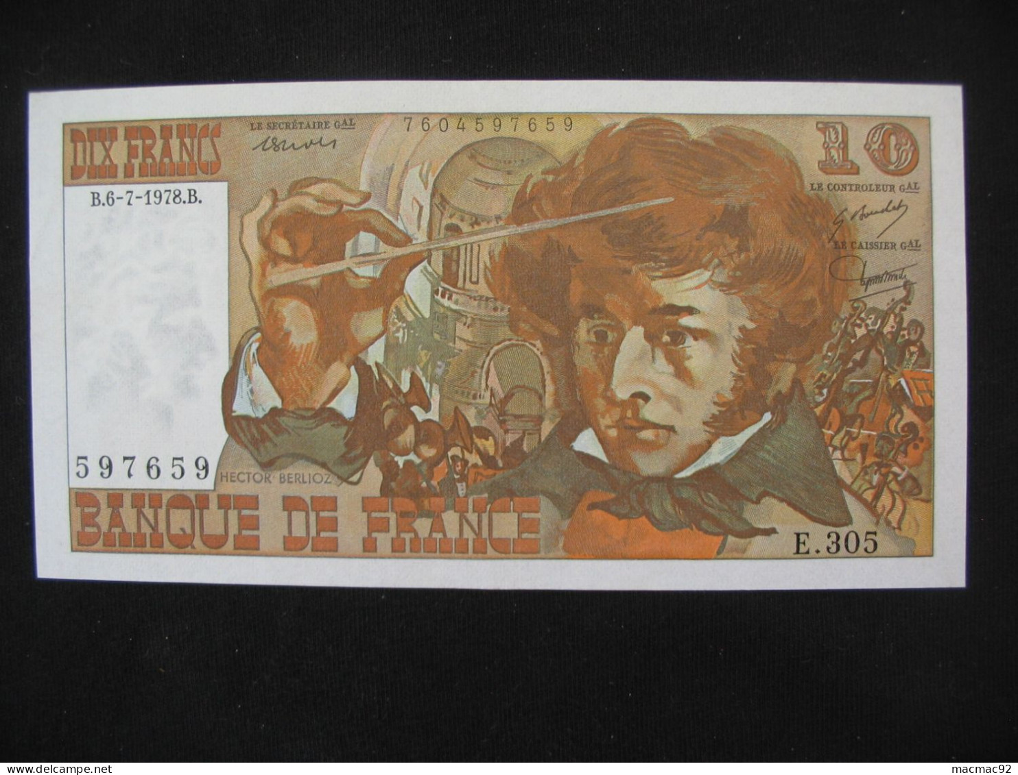 10 Francs BERLIOZ 6-7-1978   **** EN ACHAT IMMEDIAT **** - 10 F 1972-1978 ''Berlioz''