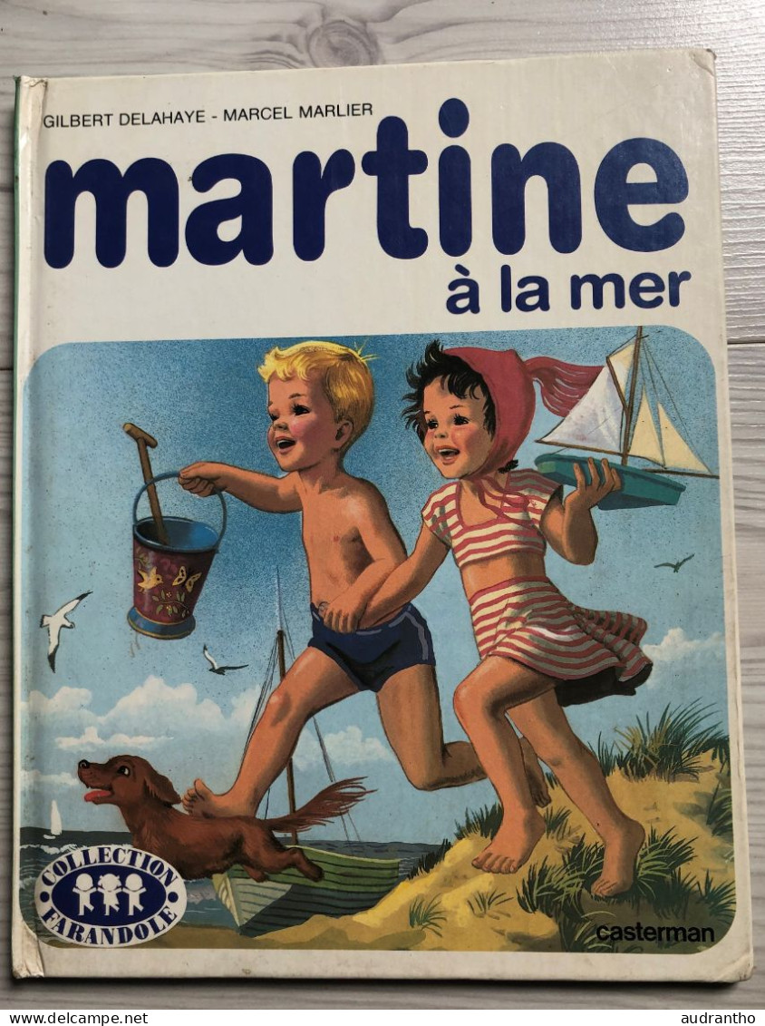 BD Martine à La Mer-collection Farandole 1956 - Martine