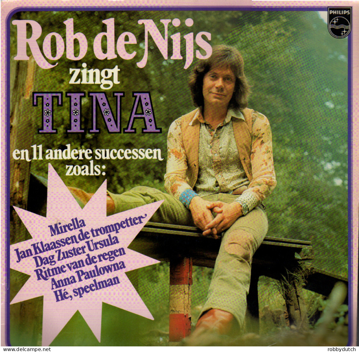 * LP * ROB DE NIJS ZINGT TINA EN !! ANDERE SUCCESSEN (Holland 1974) - Other - Dutch Music