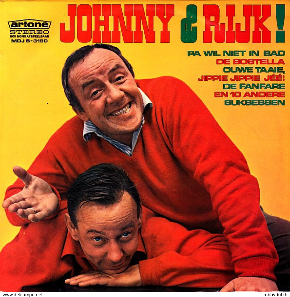 * LP *  JOHNNY & RIJK (Holland 1968) - Humour, Cabaret